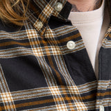JACK & JONES JJECLASSIC flannel check shirt in black - Image 6