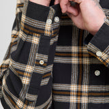 JACK & JONES JJECLASSIC flannel check shirt in black - Image 5