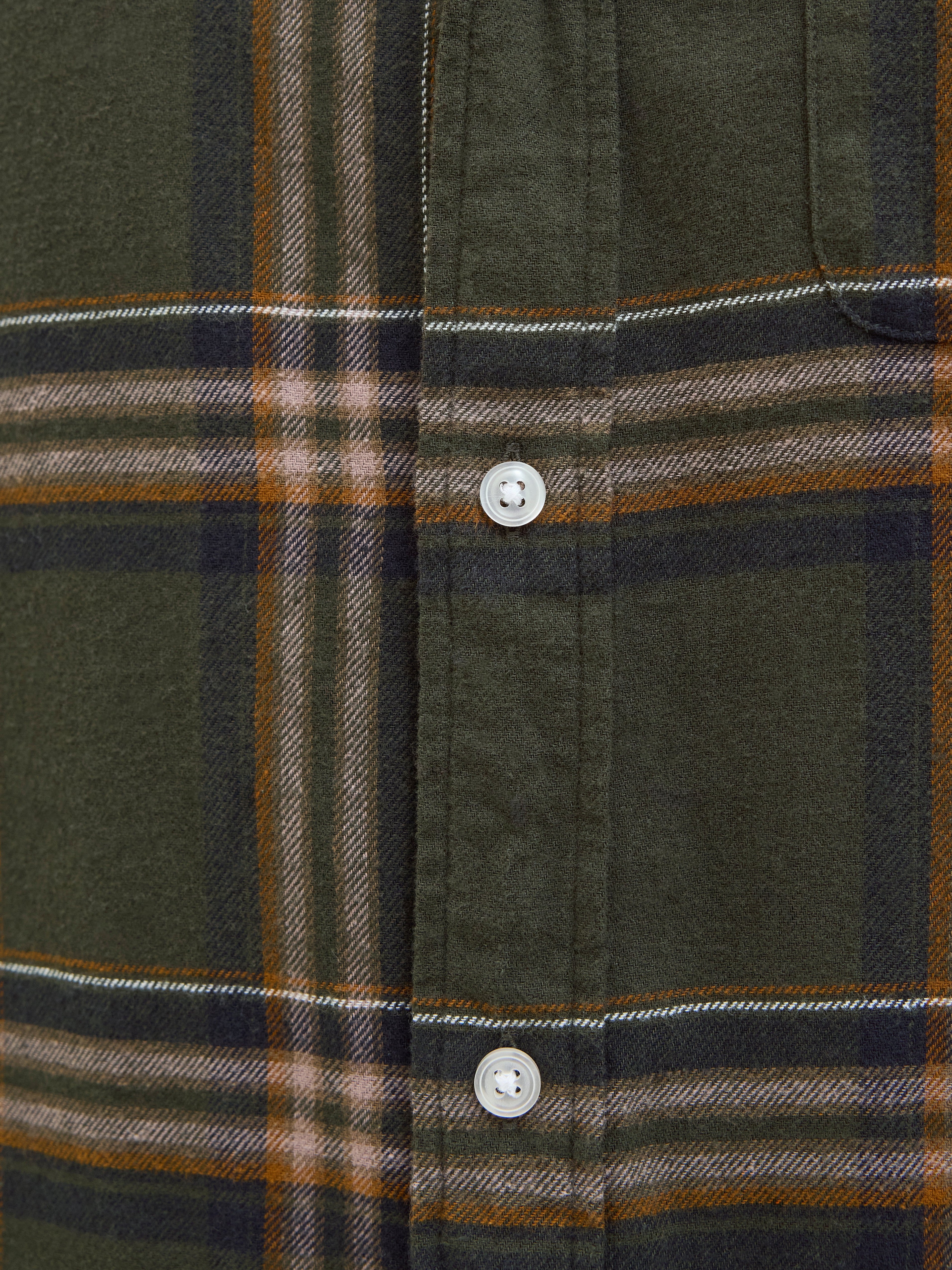 JACK & JONES JJECLASSIC flannel check shirt in rosin - Image 6