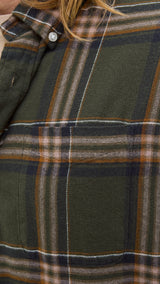 JACK & JONES JJECLASSIC flannel check shirt in rosin - Image 5