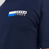 JACK & JONES JJECORP logo tee play o-neck in navy blazer - Image 5