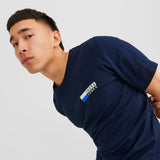 JACK & JONES JJECORP logo tee play o-neck in navy blazer - Image 7