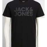 JACK & JONES JJECORP logo tee o-neck in black - Image 3