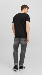 JACK & JONES JJECORP logo tee o-neck in black - Image 2