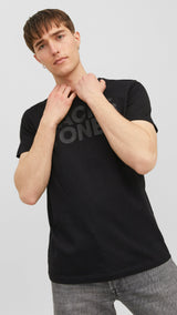 JACK & JONES JJECORP logo tee o-neck in black - Image 7