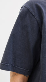 JACK & JONES JJEDOVER print tee crew neck in black - Image 5