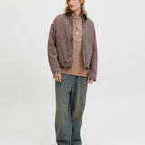 JACK & JONES JJEDOVER print tee crew neck in monks robe - Image 4