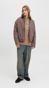 JACK & JONES JJEDOVER print tee crew neck in monks robe - Image 4