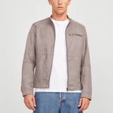 JACK & JONES JJEDYLAN biker jacket - falcon
