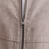 JACK & JONES JJEDYLAN biker jacket - cognac