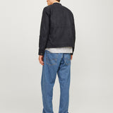 JACK & JONES JJEDYLAN biker jacket - jet black