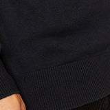 JACK & JONES JJEEMIL knit button cardigan in black - Image 5