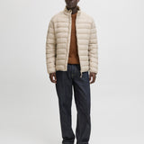 JACK & JONES JJEEMIL knit cable crew neck in monks robe - Image 4