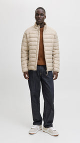 JACK & JONES JJEEMIL knit cable crew neck in monks robe - Image 4