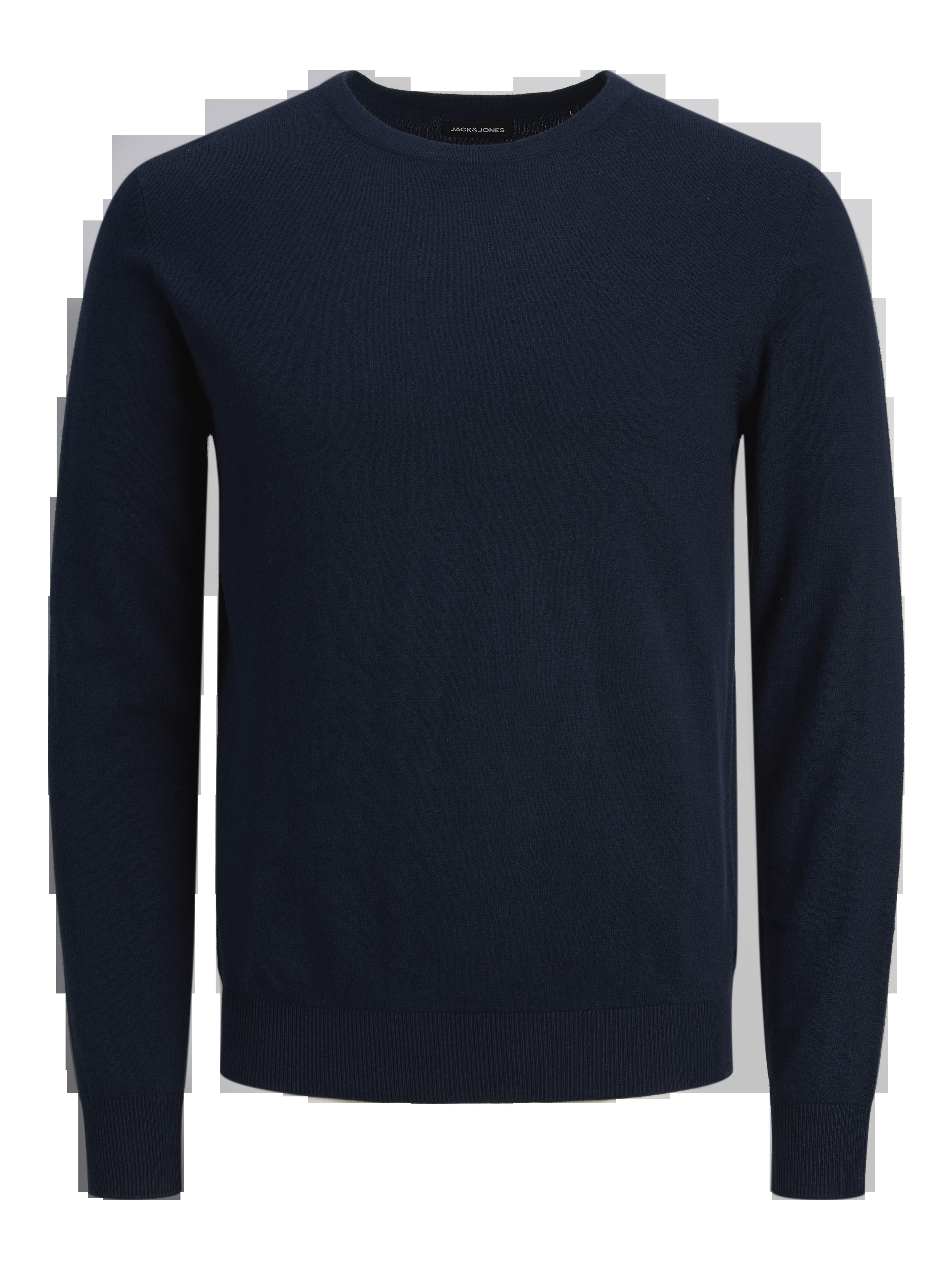 JACK & JONES JJEEMIL knit crew neck in coriander - Image 3