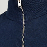 JACK & JONES JJEEMIL knit half zip in mocha bisque - Image 7
