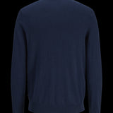 JACK & JONES JJEEMIL knit half zip in mocha bisque - Image 4