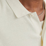 JACK & JONES JJEEMIL knit structure shirt in cloud dancer - Image 6