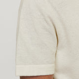 JACK & JONES JJEEMIL knit structure shirt in cloud dancer - Image 5