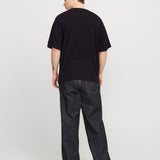 JACK & JONES JJEEMIL knit tee - black