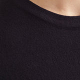 JACK & JONES JJEEMIL knit tee - black