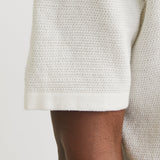 JACK & JONES JJEGEORGE knit polo - cloud dancer