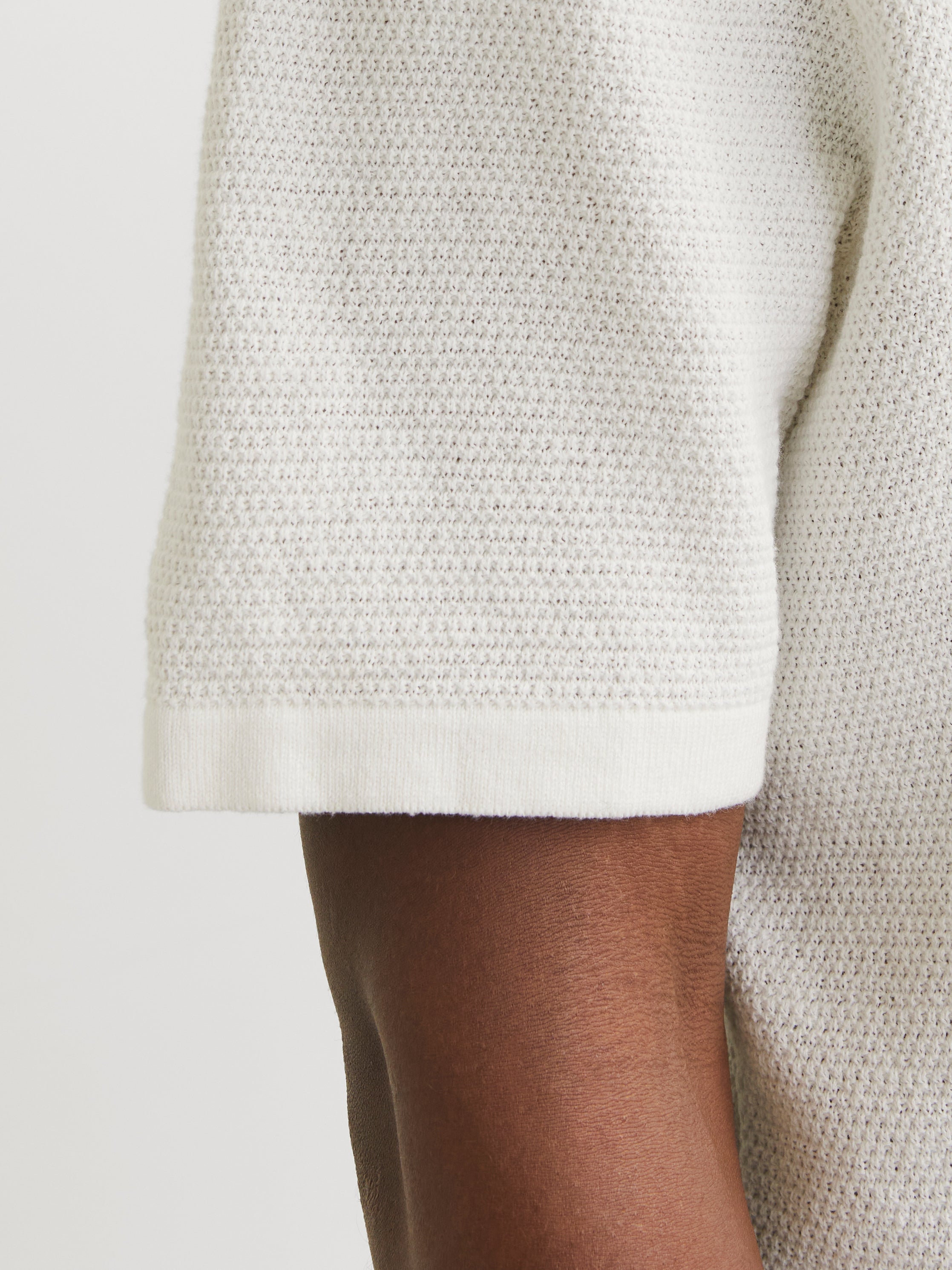 JACK & JONES JJEGEORGE knit polo - chambray blue w. cloud dancer