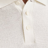 JACK & JONES JJEGEORGE knit polo - chambray blue w. cloud dancer