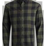 JACK & JONES JJEGINGHAM twill shirt in crockery - Image 3