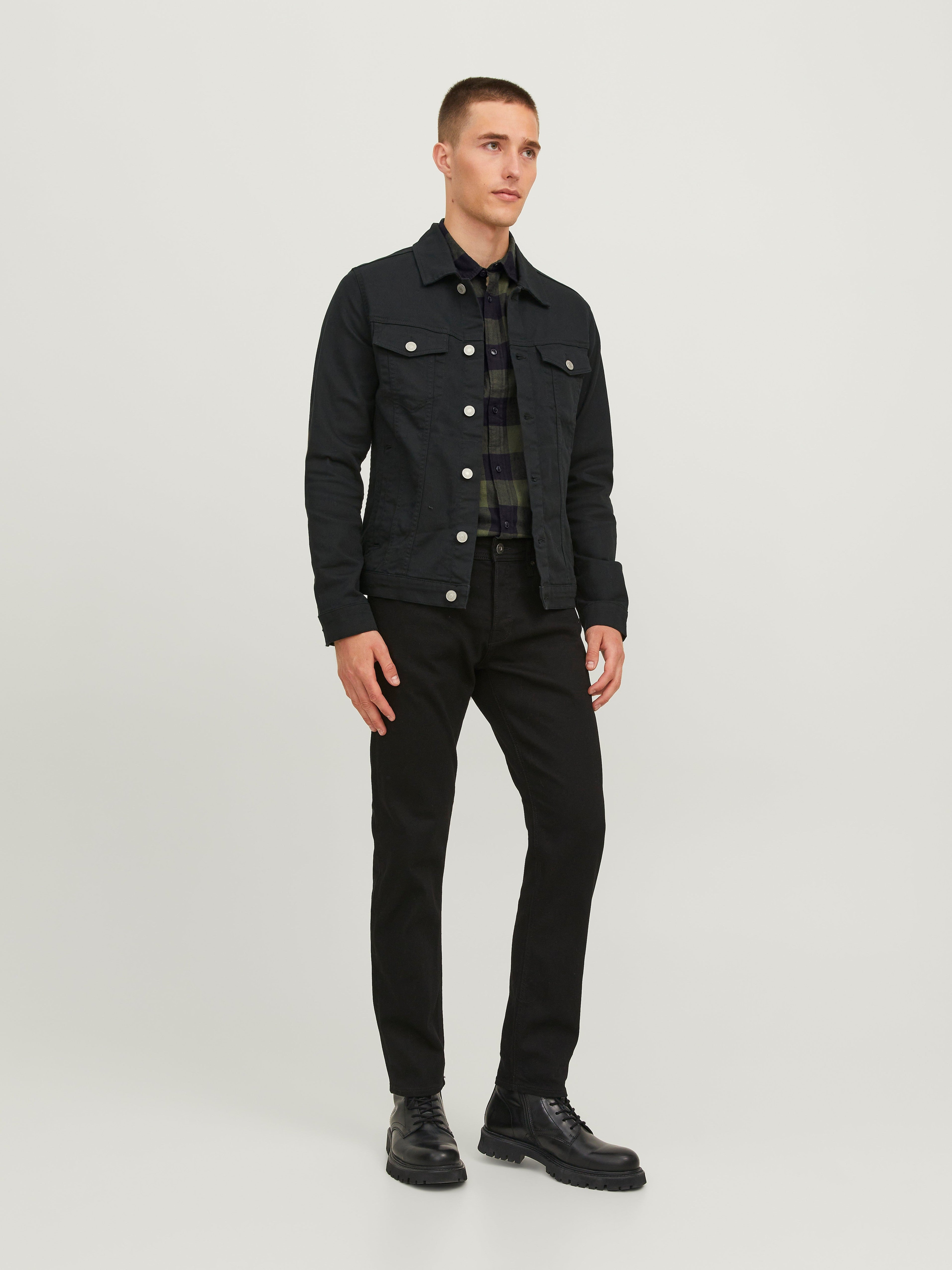 JACK & JONES JJEGINGHAM twill shirt in crockery - Image 4