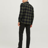JACK & JONES JJEGINGHAM twill shirt in crockery - Image 2