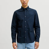 JACK & JONES JJEHARVEY oxford shirt - sky captain regular fit