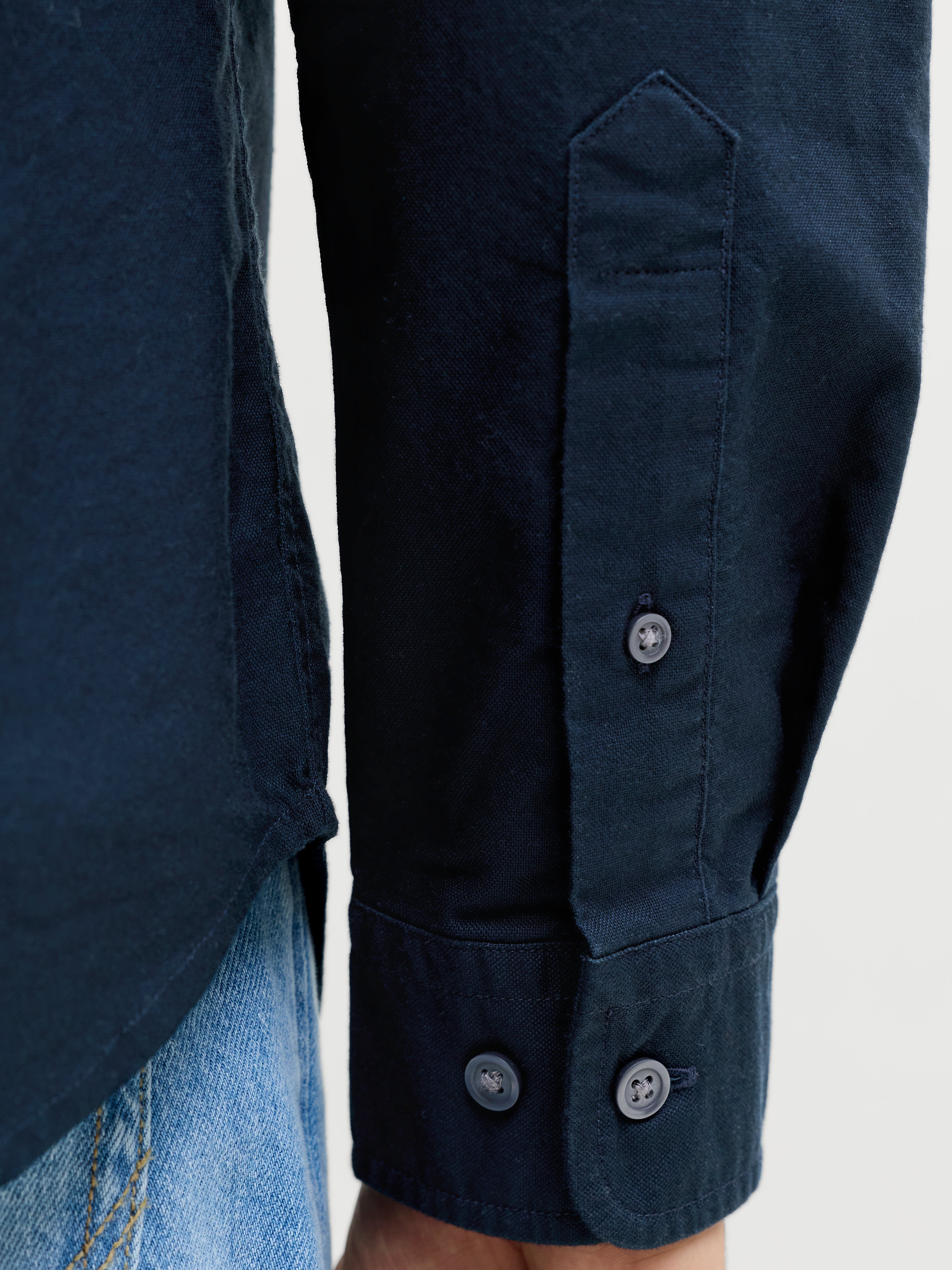 JACK & JONES JJEHARVEY oxford shirt - sky captain regular fit