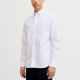 JACK & JONES JJEHARVEY oxford shirt - white regular fit