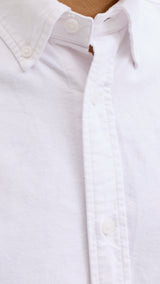 JACK & JONES JJEHARVEY oxford shirt - white regular fit