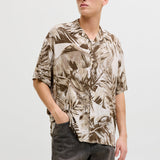 JACK & JONES JJEJEFF resort aop shirt - string