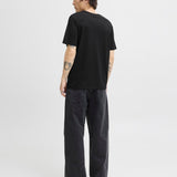 JACK & JONES JJELOGO tee o-neck col in black - Image 2