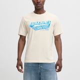 JACK & JONES JJELOGO tee o-neck col in antique white - Image 1