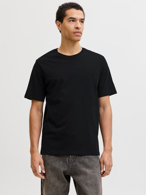 JACK & JONES JJEORGANIC basic tee o-neck in coriander