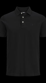 JACK & JONES JJEPAULOS polo in black - Image 3