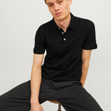 JACK & JONES JJEPAULOS polo in black - Image 8