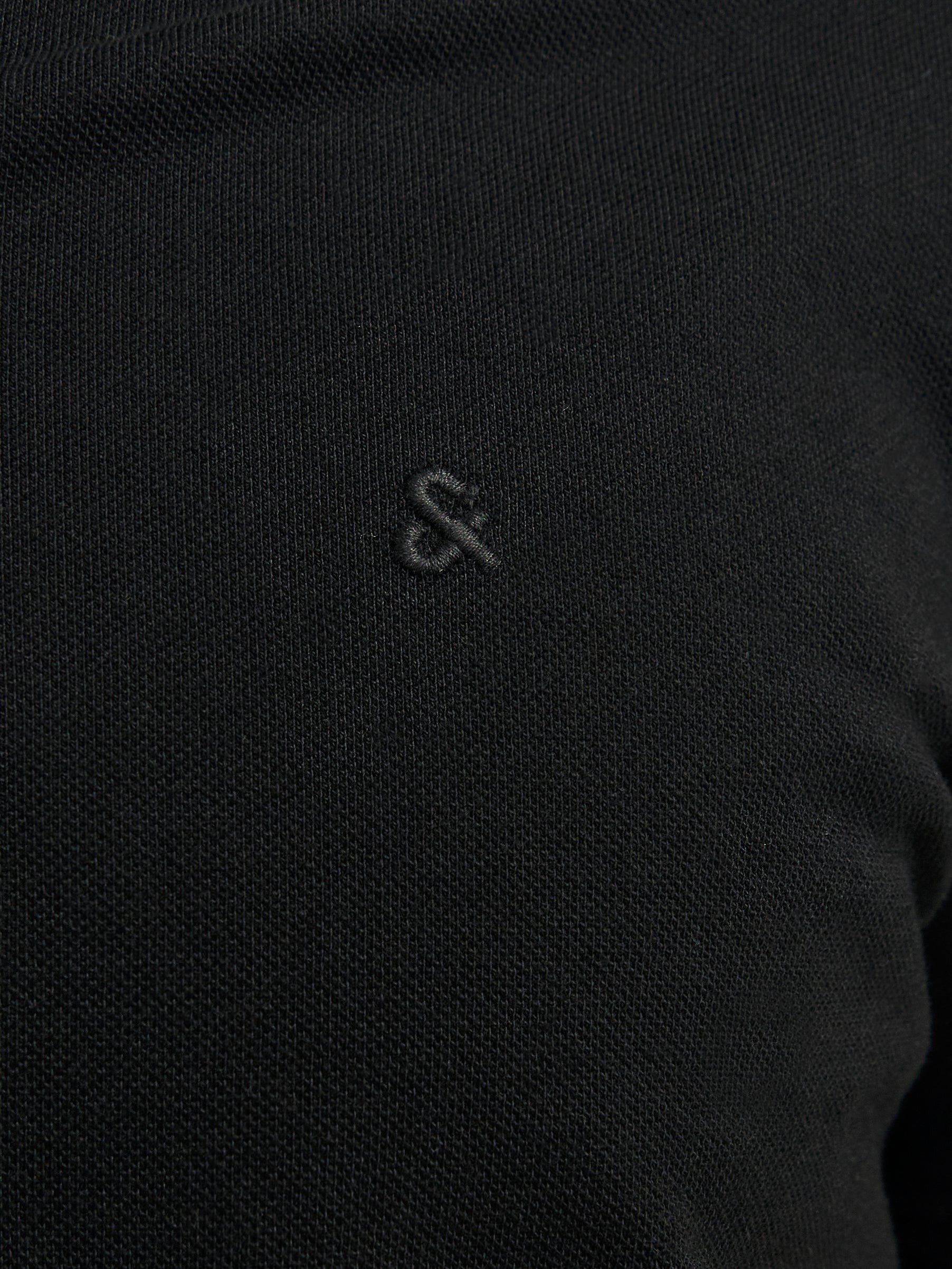 JACK & JONES JJEPAULOS polo in black - Image 7
