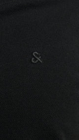 JACK & JONES JJEPAULOS polo in black - Image 7