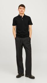 JACK & JONES JJEPAULOS polo in black - Image 5