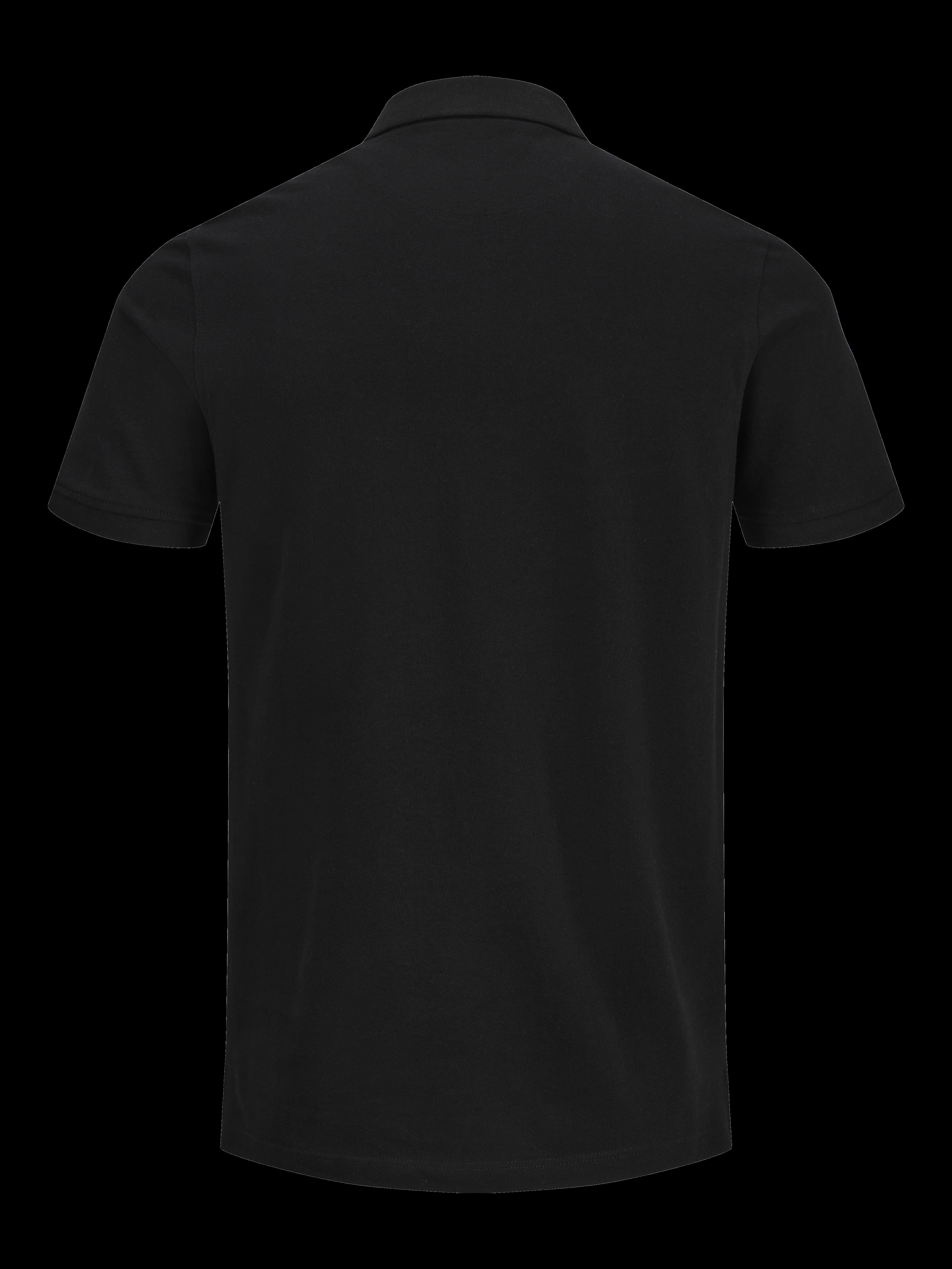 JACK & JONES JJEPAULOS polo in black - Image 4