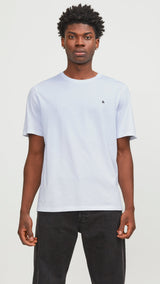 JACK & JONES JJEPAULOS tee crew neck in white - Image 1