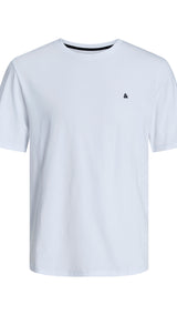 JACK & JONES JJEPAULOS tee crew neck in white - Image 3