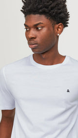 JACK & JONES JJEPAULOS tee crew neck in white - Image 7