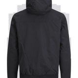 JACK & JONES JJERUSH hood bomber in black - Image 4