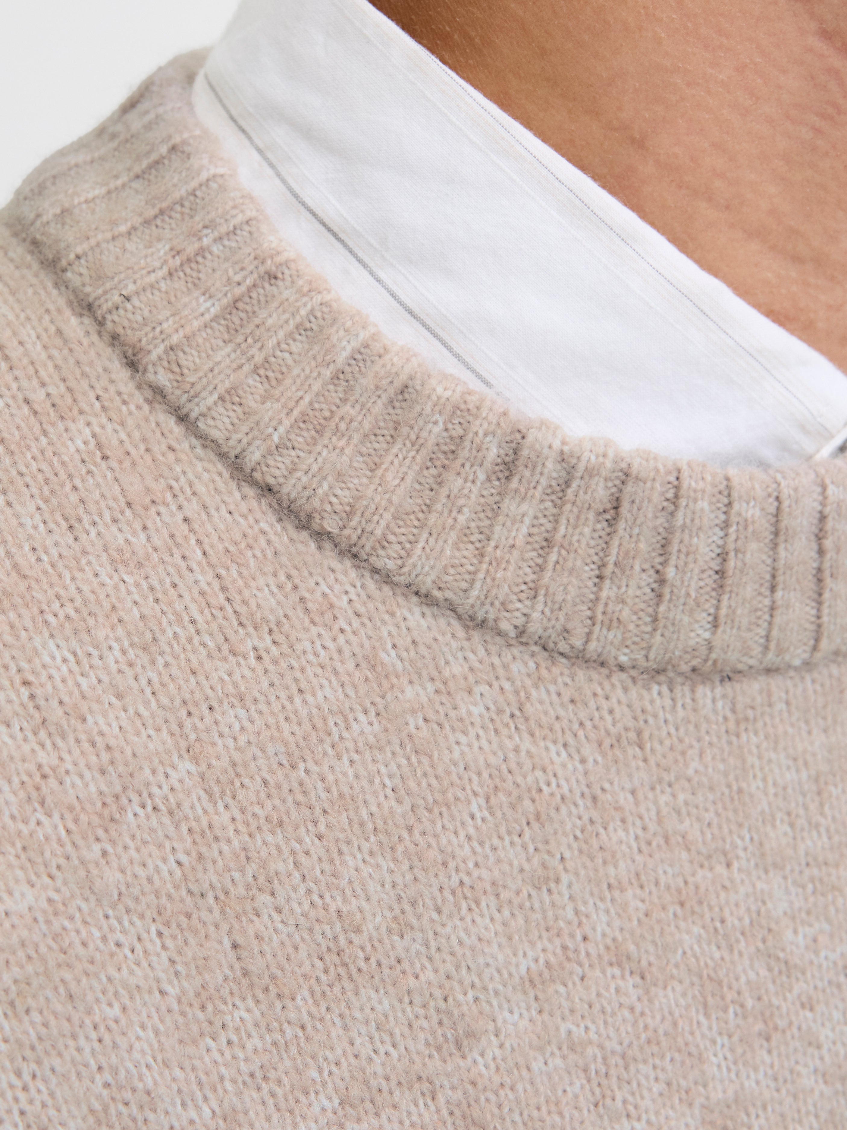 JACK & JONES JJESOHO ollie knit crew neck - atmosphere